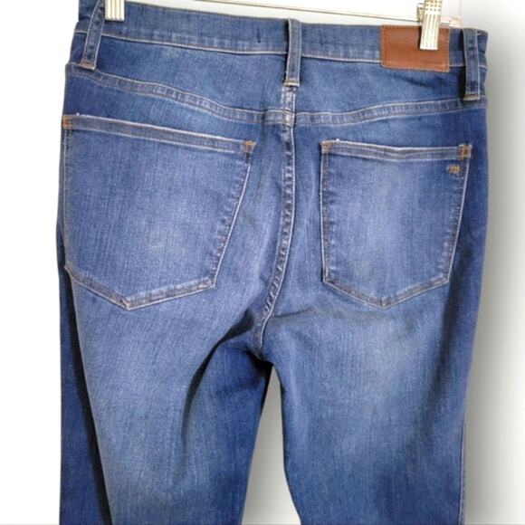 Madewell 10" High-Rise Skinny Jeans in Hanna Wash Size 28 Stretch - Picture 9 of 14